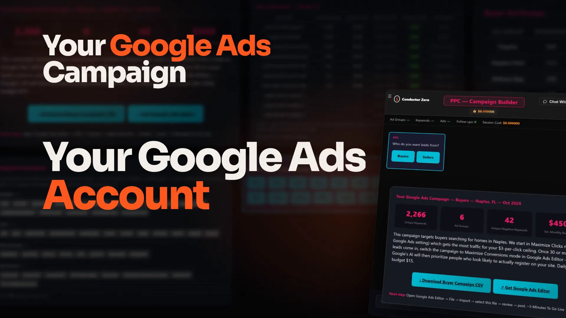 PPC Campaign Builder product video